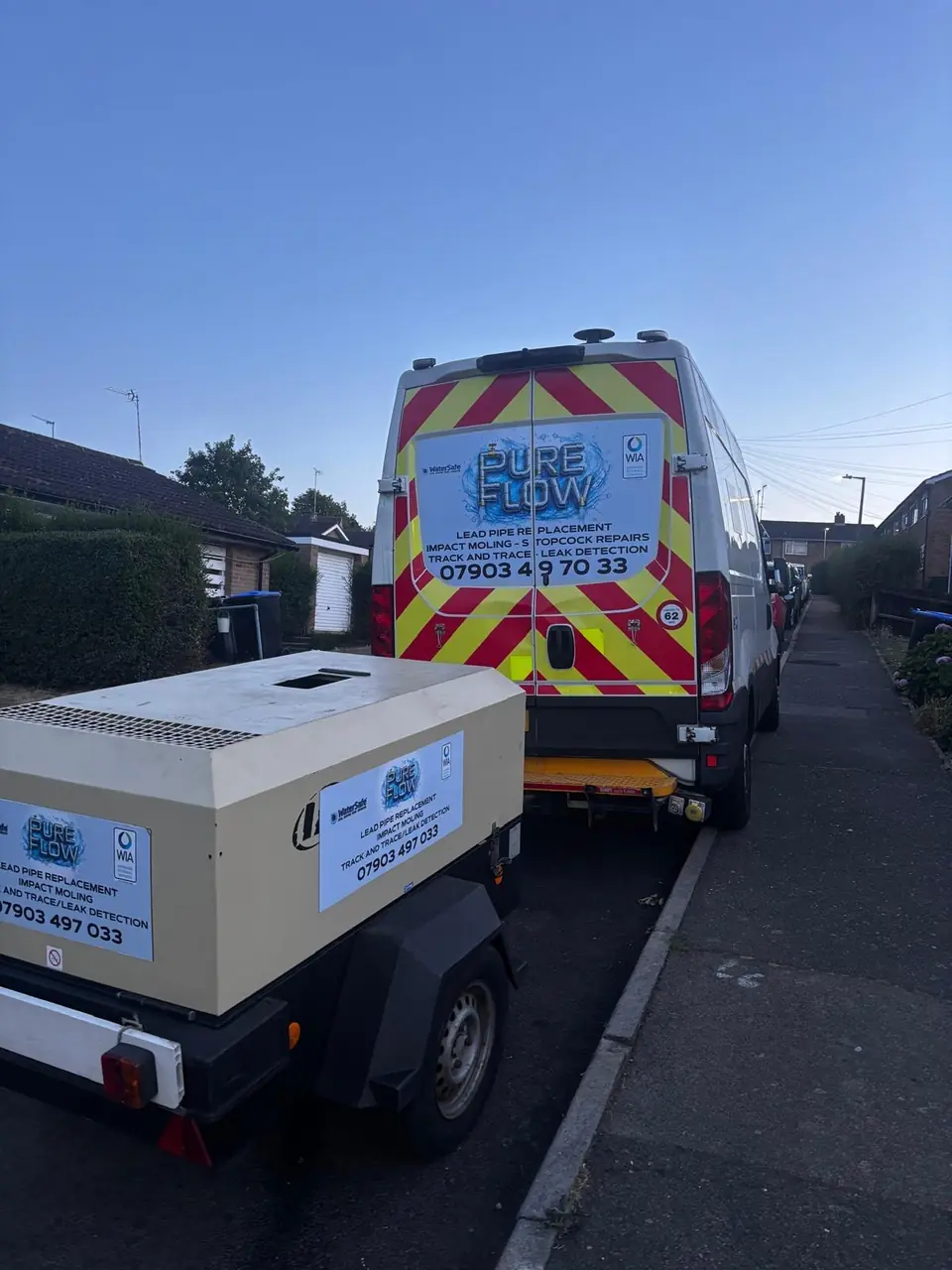 PureFlow van with specialist support equipment