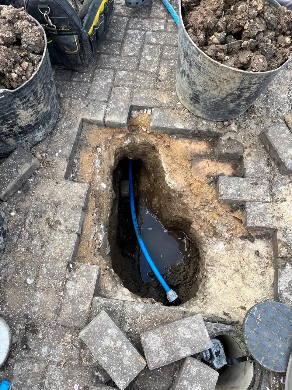 New blue water supply routed through a compact access point